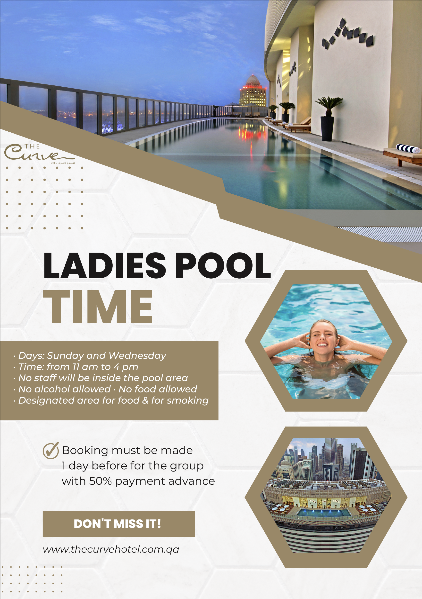 Ladies Pool Access